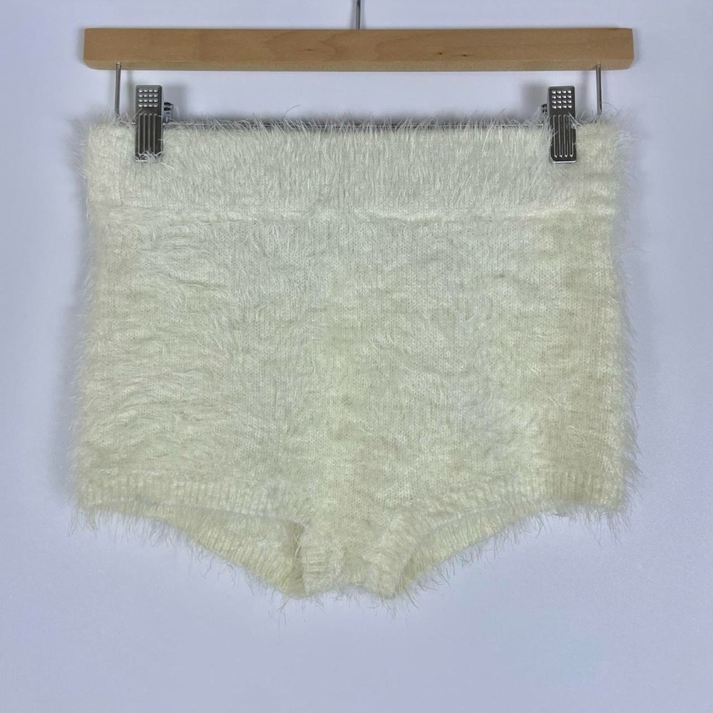 Kimchi Blue High Waist Fuzzy Micro Shorts